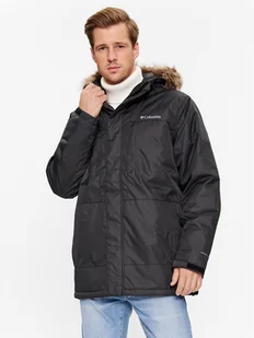 Columbia Kurtka zimowa Leif Trail™ Parka Czarny Regular Fit - Odzież trekkingowa męska - miniaturka - grafika 1
