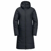 Płaszcze damskie - Damski płaszcz ocieplany Jack Wolfskin DEUTZER COAT W dark navy - XS - miniaturka - grafika 1