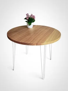 MOKU - Stół okrągły z litego dębu - Stoły - miniaturka - grafika 1