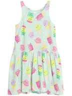 Sukienki - COOL CLUB Sukienka w kolorze turkusowo-jasnoróżowym - miniaturka - grafika 1