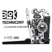 Szkolne artykuły papiernicze - KRESKA Blok Techniczny A4 Z Czarnymi Kart. - miniaturka - grafika 1