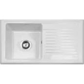 Zlewozmywaki - Zlewozmywak REGINOX Classic 10 Biały - miniaturka - grafika 1