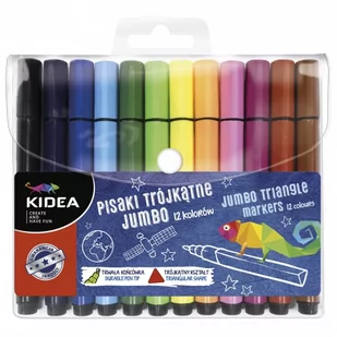 Pisaki trójkątne Jumbo 12 sztuk - Przybory szkolne - miniaturka - grafika 1