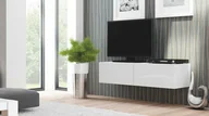 Szafki RTV - szafa RTV Halmar LIVO RTV 160 wisząca biały  - miniaturka - grafika 1