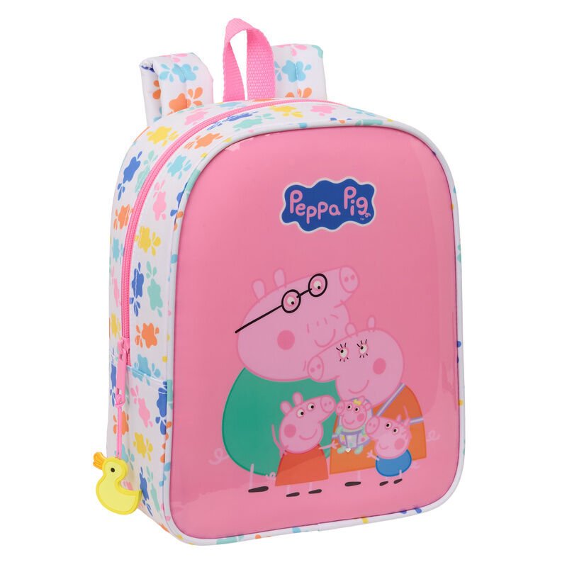 Plecak szkolny Świnka Peppa Baby Kolorowy 22 x 27 x 10 cm