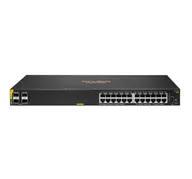 Pozostałe akcesoria sieciowe - HPE Aruba 6100 24G Class4 PoE 4SFP+ 370W Zarządzany L3 Gigabit Ethernet (10/100/1000) Obsługa PoE 1U - miniaturka - grafika 1