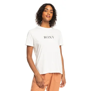 Damska Koszulka z krótkim rękawem ROXY NOON OCEAN J TEES ERJZT05490-WBK0 – Biały - Koszulki i topy damskie - miniaturka - grafika 1