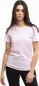 Koszulki i topy damskie - Adidas Koszulka damska adidas Loungwear Essentials Slim Logo Tee różowa GL0771 XS - miniaturka - grafika 1