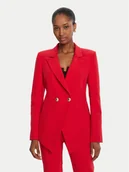 Marynarki i żakiety damskie - Rinascimento Marynarka CFC0126220003 Czerwony Slim Fit - miniaturka - grafika 1