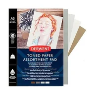 Podobrazia, bloki, papiery - Blok Mixed Toned Paper A5 120g 20ark., Derwent - miniaturka - grafika 1