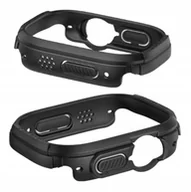 Akcesoria do smartwatchy - Zestaw 2x Etui + 2x Szkło Ochronne na Apple Watch Ultra 49mm Czarny Ochrona - miniaturka - grafika 1