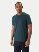 Koszulki męskie - Calvin Klein T-Shirt LV04LC240G Zielony Slim Fit - miniaturka - grafika 1