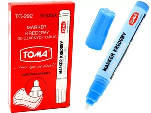 Toma marker KREDOWY OKRĄGŁY TO-292 4,5MM NIEBIESKI - Markery permanentne - miniaturka - grafika 2