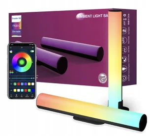 2 X Light Bar Lampka Monitor Tv Frgb Oświetlenie Ambient Tuya Wifi - Lampy stojące - miniaturka - grafika 1