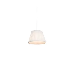 QAZQA Lampa wisząca retro kremowa 25cm - Plisse - Lampy sufitowe - miniaturka - grafika 1