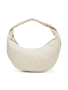 Calvin Klein Torebka Ckj Monogram Pinched Medium Shou LV04F3206G Écru - Torebki damskie - miniaturka - grafika 1