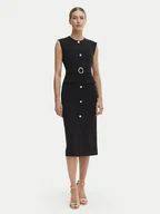 Sukienki - Rinascimento Sukienka koktajlowa CFC0020278002 Czarny Slim Fit - miniaturka - grafika 1