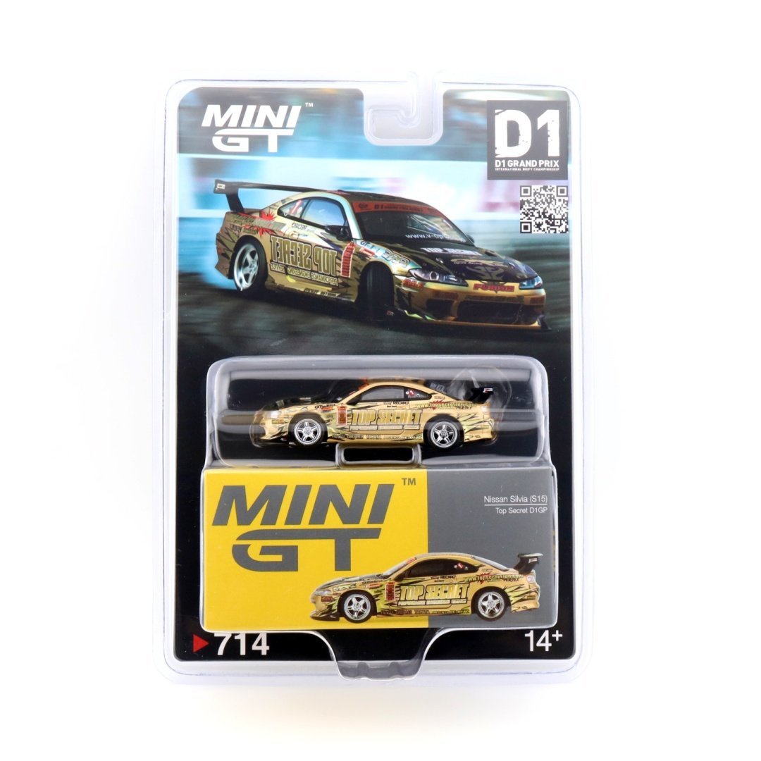 MINI GT Nissan Silvia S15 Top Secret D1 Grand Prix International Drift Championship