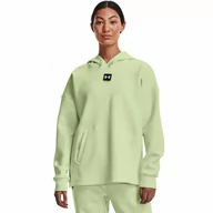 Bluzy sportowe damskie - Damska bluza treningowa z kapturem Under Armour Summit Knit Hoodie - UNDER ARMOUR - miniaturka - grafika 1