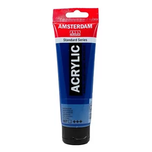 Talens Amsterdam, farba akrylowa, 120 ml, Niebieski zielonkawy - Przybory szkolne - miniaturka - grafika 1