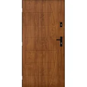 Drzwi zewnętrzne - Drzwi zewnętrzne NEPTUN Złoty dąb 80 lewe - miniaturka - grafika 1