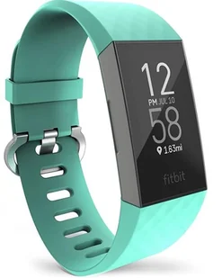 PASEK DO ZEGARKA Fitbit Charge 3/4 SILIKON ZIELONY MIĘTOWY WODOODPORNY S - Akcesoria do smartwatchy PASEK DO ZEGARKA Fitbit Charge 3/4 SILIKON ZIELONY MIĘTOWY WODOODPORNY S - Akcesoria do smartwatchy - miniaturka - grafika 1