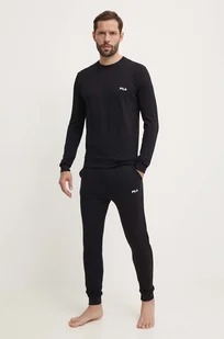 Fila dres lounge bawełniany kolor czarny FPS1173 - Dresy męskie - miniaturka - grafika 1
