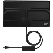 Anteny TV - Antena pokojowa EMOS CITY LEAF-C600, DVB-T2, DAB, filtr LTE/4G/5G (J0709) - miniaturka - grafika 1