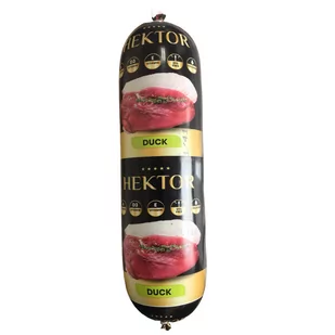 Karma Premium Hektor baton dla psa z kaczką 10x900g - Mokra karma dla psów - miniaturka - grafika 3