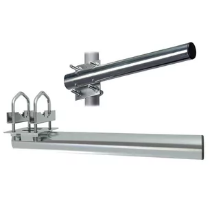 Libox Uchwyt antenowy balkonowy prosty z cybantami 30 cm - Uchwyty i mocowania do anten satelitarnych - miniaturka - grafika 1