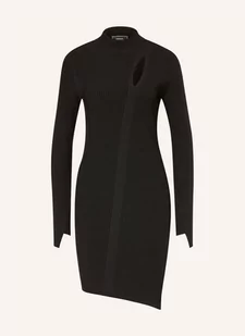 Versace Sukienka Z Dzianiny Z Wycięciem schwarz - Sukienki - miniaturka - grafika 1