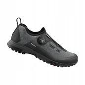 Buty rowerowe - Buty rowerowe BOA E-bike Trekking Cross SHIMANO ET701 ET7 czarne 43 - miniaturka - grafika 1