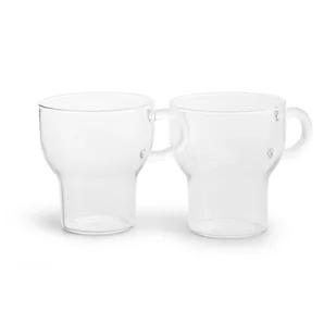 Sagaform Zestaw 2 szklanych kubków (250 ml) Winter SF-5018163 - Kubki - miniaturka - grafika 1