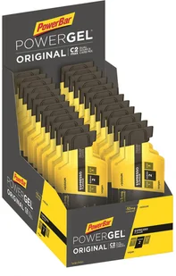 Powerbar PowerGel Original Box 24 x 41g, Espresso 2021 Żele i smoothie 22030600 - Produkty energetyczne i izotoniki - miniaturka - grafika 1