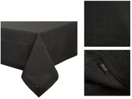 Obrusy i serwetki - Obrus Na Stół 140X220 Stella Mereżka Czarny - miniaturka - grafika 1