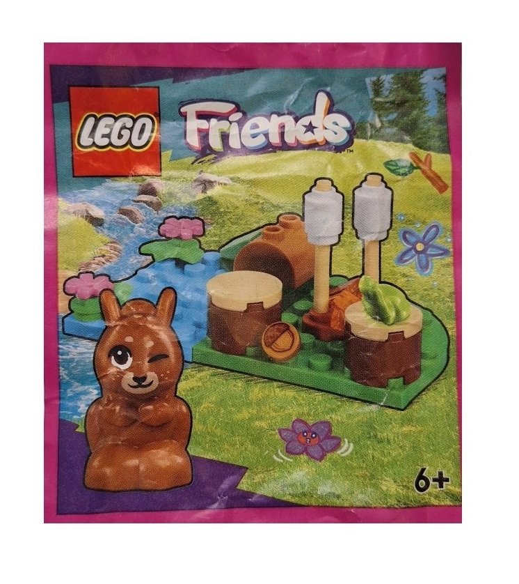 Zestaw LEGO Friends – Squirrel with Campfire #562411 polybag klocki foilpack