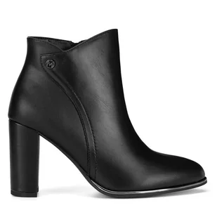 Botki MEXX MX/007C-WYL Czarny - Botki damskie - miniaturka - grafika 1