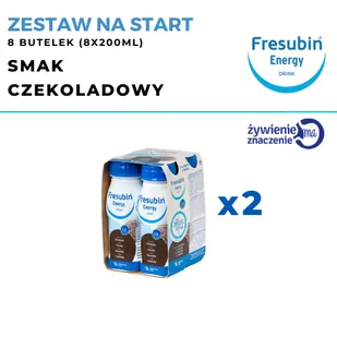 Zestaw Fresubin Energy Drink czekolada, 8x200ml - >>> DARMOWA od 99zł <<< w 24h ! - Żywienie medyczne - miniaturka - grafika 1