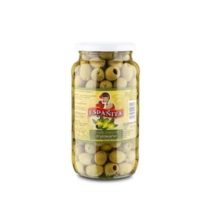 Oliwki Zielone Drylowane 920 G/450 G Espanita - Pasztet i przetwory mięsne - miniaturka - grafika 1