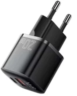 Ładowarki do telefonów - Ładowarka sieciowa ESSAGER 20W + kabel 1m USB-A + USB-C czarna ES-CD31 KABEL ES-X46 - miniaturka - grafika 1