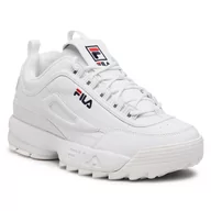 Sneakersy damskie - Fila Sneakersy Disruptor Low Wmn 1010302.1FG White - miniaturka - grafika 1