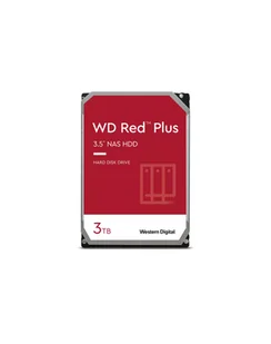 western digital WD Red Plus 3TB SATA 6Gb/s 3.5inch 258MB cache internal HDD Bulk - Dyski HDD - miniaturka - grafika 1