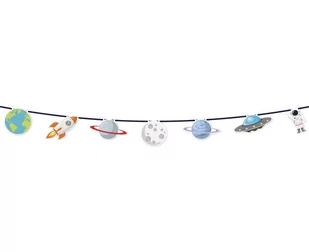Procos Baner "Planety Kosmos Outerspace" PROCOS 230 cm 90623 - Urodziny dziecka - miniaturka - grafika 1