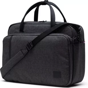 Torba na laptopa do 15" Herschel Gibson Black Crosshatch - Torby sportowe - miniaturka - grafika 1
