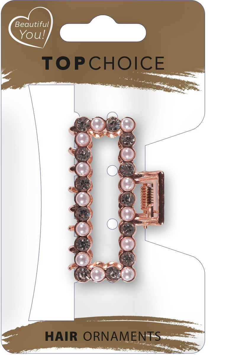 TOP CHOICE KLAMRA DO WŁOSÓW - ROSE GOLD