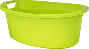 Kosz na pranie BranQ Bawełna 60L Wanna na pranie Plastikowa wanna na pranie Kosz na pranie owalny duży Zielony - Kosze na bieliznę Kosz na pranie BranQ Bawełna 60L Wanna na pranie Plastikowa wanna na pranie Kosz na pranie owalny duży Zielony - Kosze na bieliznę - miniaturka - grafika 1