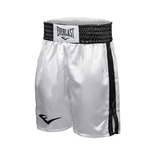 EVERLAST Spodenki bokserskie BOXING TRUNKS PRO WHITE - S - Kimona, stroje i obuwie - miniaturka - grafika 1