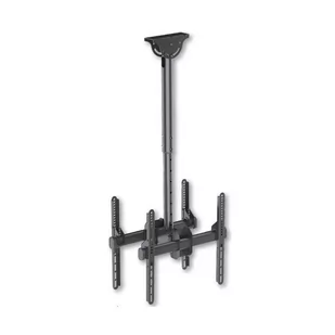 Techly Uchwyt sufitowy 2x LCD/LED Techly ICA-CPLB 944D dwustronny 32-55" czarny AKTCAVT006A0 - Inne akcesoria audio-wideo - miniaturka - grafika 1