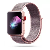 Akcesoria do smartwatchy - Tech-Protect Pasek Nylon do Watch 2 / 3 / 4 / 5 / 6 / SE (38/40mm) Pink Sand - miniaturka - grafika 1