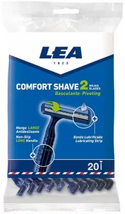 Golarka ręczna z wymiennym wkładem Lea Maquinilla Comfort Shave-2 20 szt (8410737004233) - Maszynki do golenia i wkłady - miniaturka - grafika 1